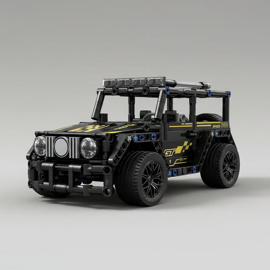 Zwarte offroad auto | Bouwpakket
