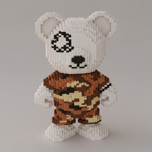 Witte stoere beer | Bouwpakket