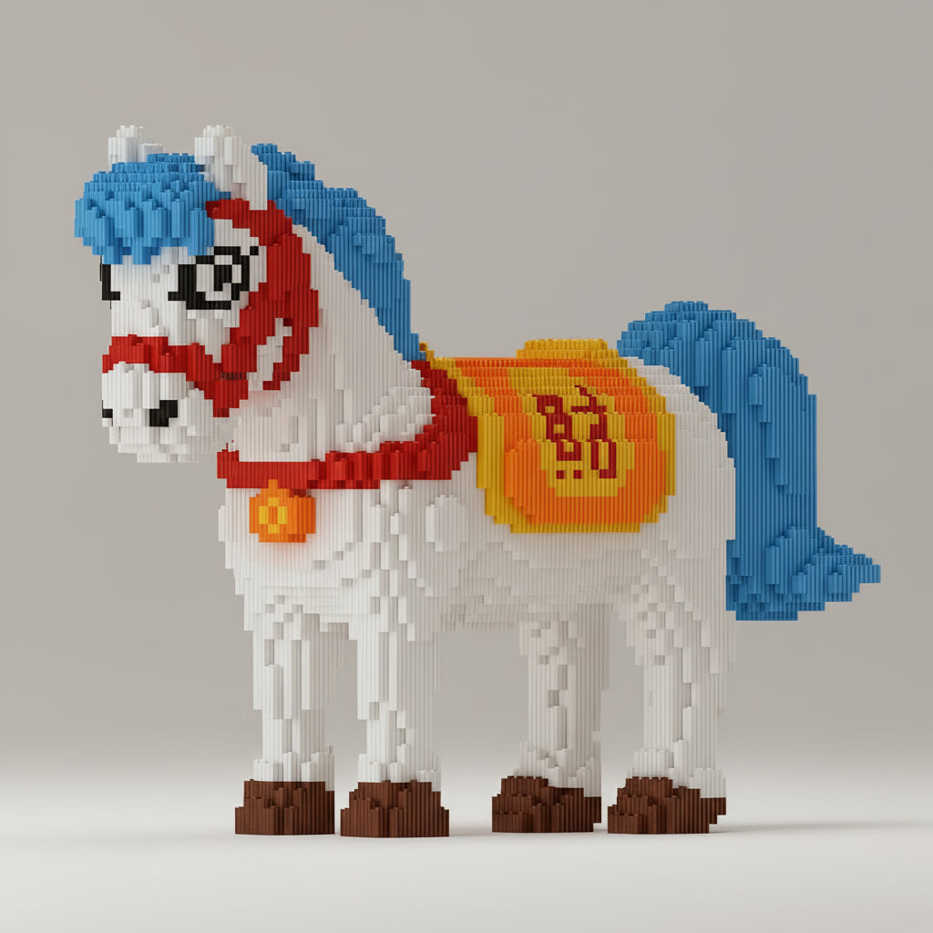 Wit paard | Bouwpakket