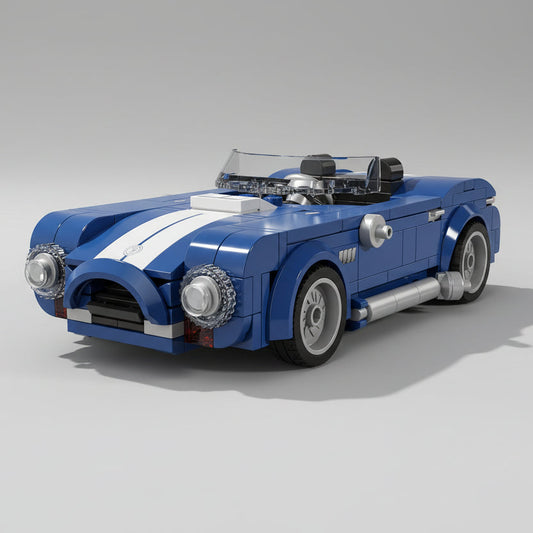 Mooie blauwe superauto | Bouwpakket