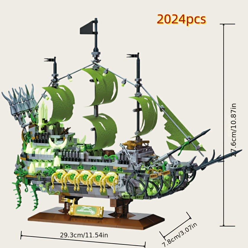 Groen piratenschip | Bouwpakket