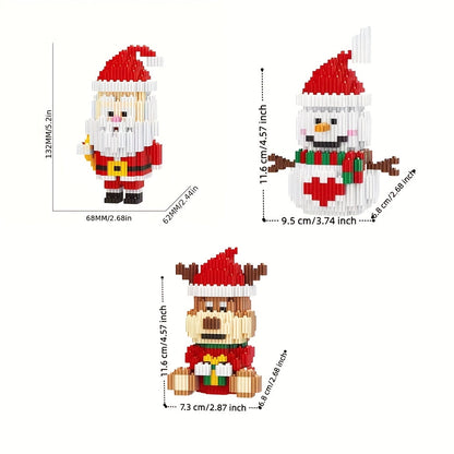 Drie kerst figuren | Bouwpakket