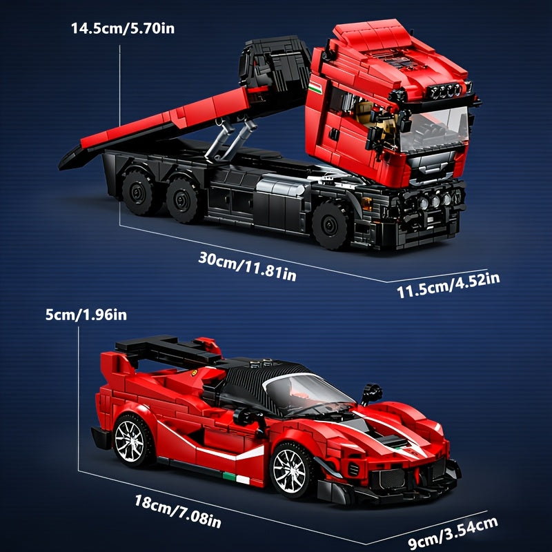 Trailer met superauto | Bouwpakket