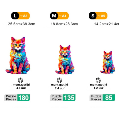 Kat | Houten Puzzel