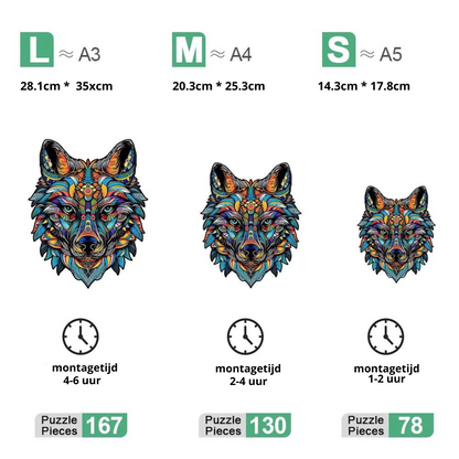 Wolf | Houten Puzzel