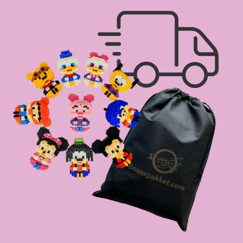 Gratis cadeaus mini bouwpakket en opbergtas | Accessoire