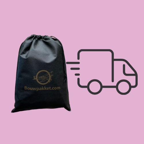 Gratis cadeaus mini bouwpakket en opbergtas | Accessoire
