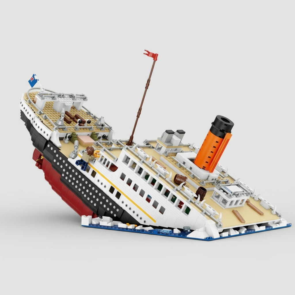 Half gezonken titanic | Bouwpakket