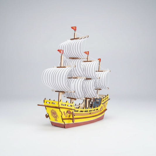 Handelsschip | 3D Houten Bouwpakket