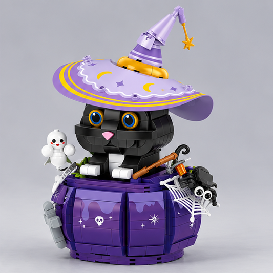 Halloween kat | Bouwpakket