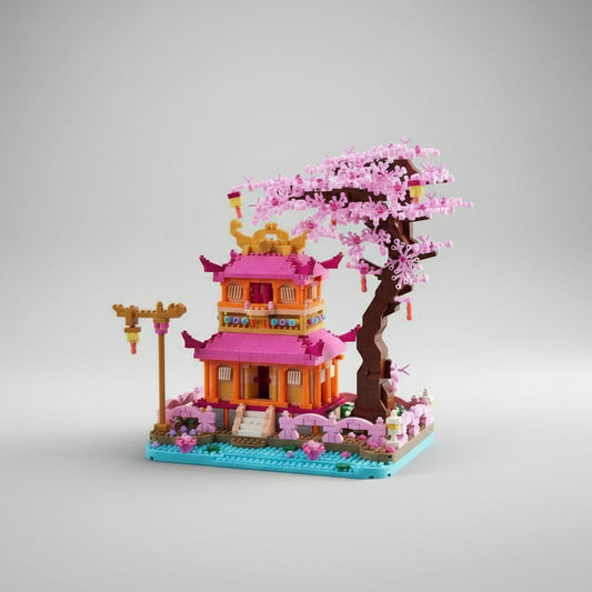 Kersenbloesems gebouw | Bouwpakket