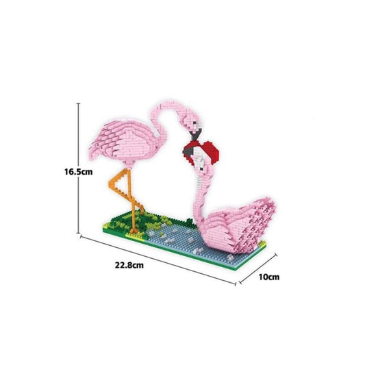Liefdes flamingos | Bouwpakket