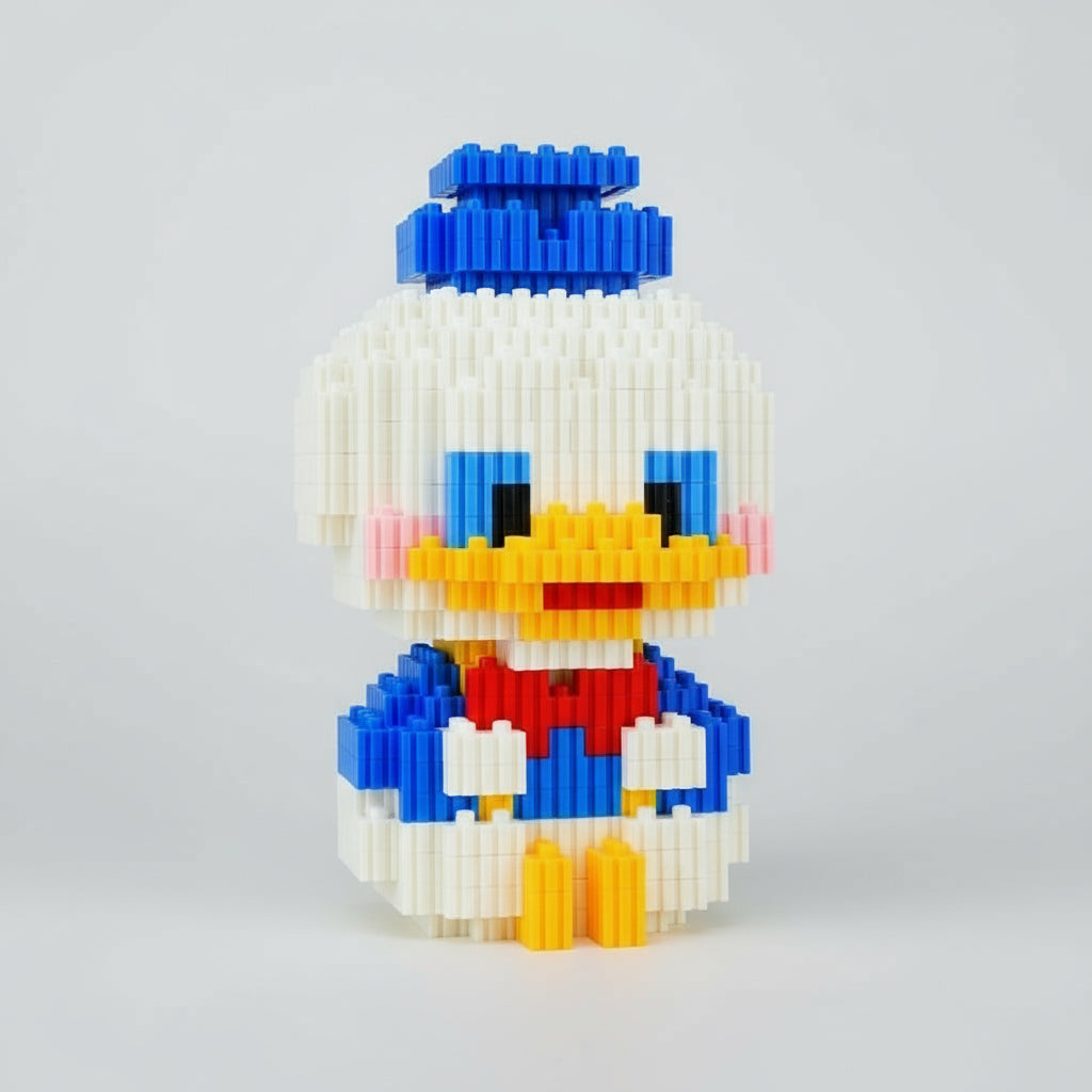Mini eend in blauw pakje | Bouwpakket