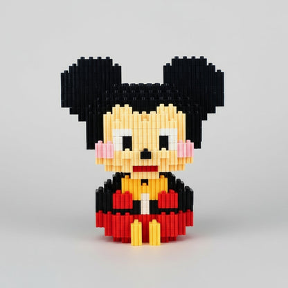 Mini muis in rood pakje | Bouwpakket