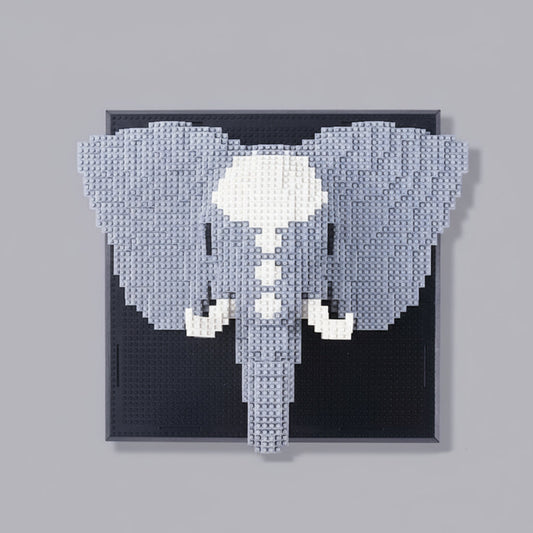 Olifant op bouwplaat | Bouwpakket