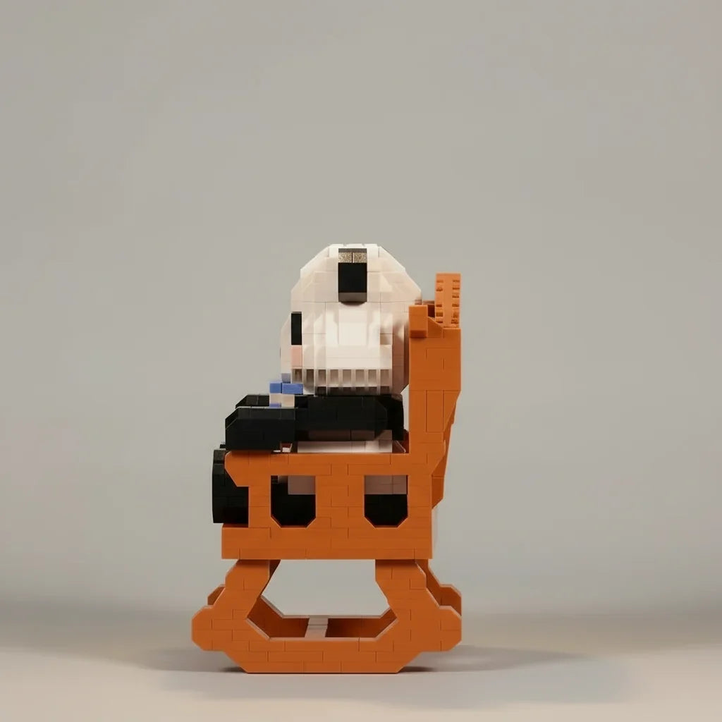 Panda op stoel | Bouwpakket