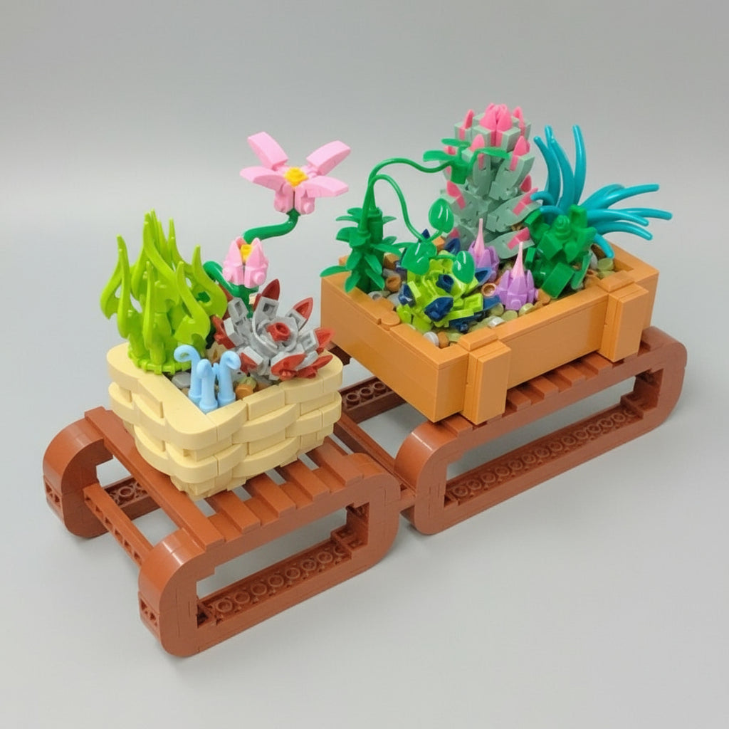 Planten op bankje | Bouwpakket