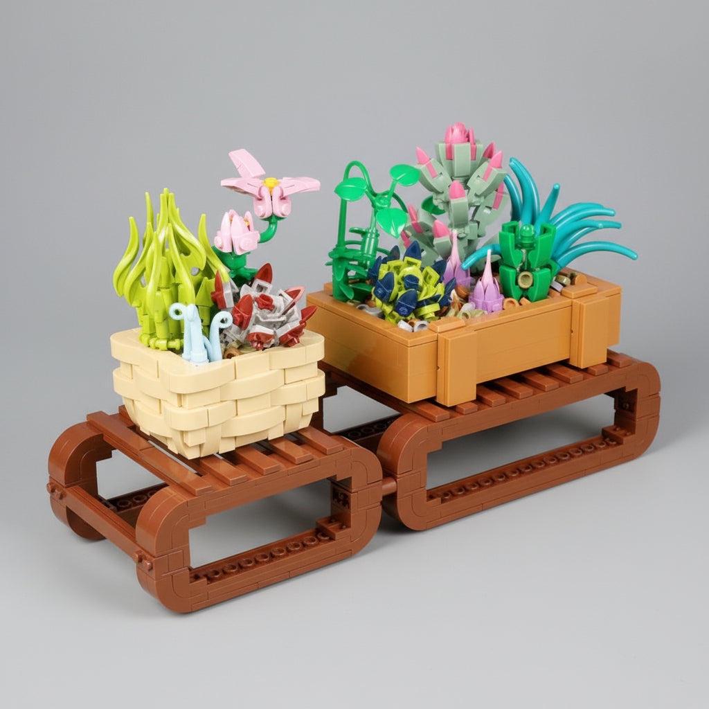 Planten op bankje | Bouwpakket