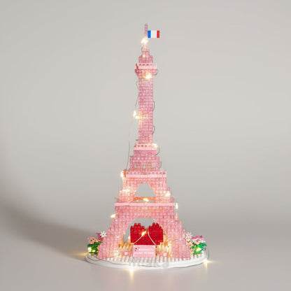 Roze eiffeltoren | Bouwpakket