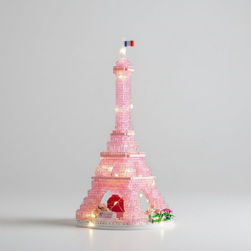 Roze eiffeltoren | Bouwpakket