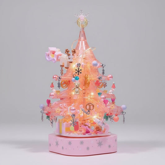 Roze kerstboom | Bouwpakket