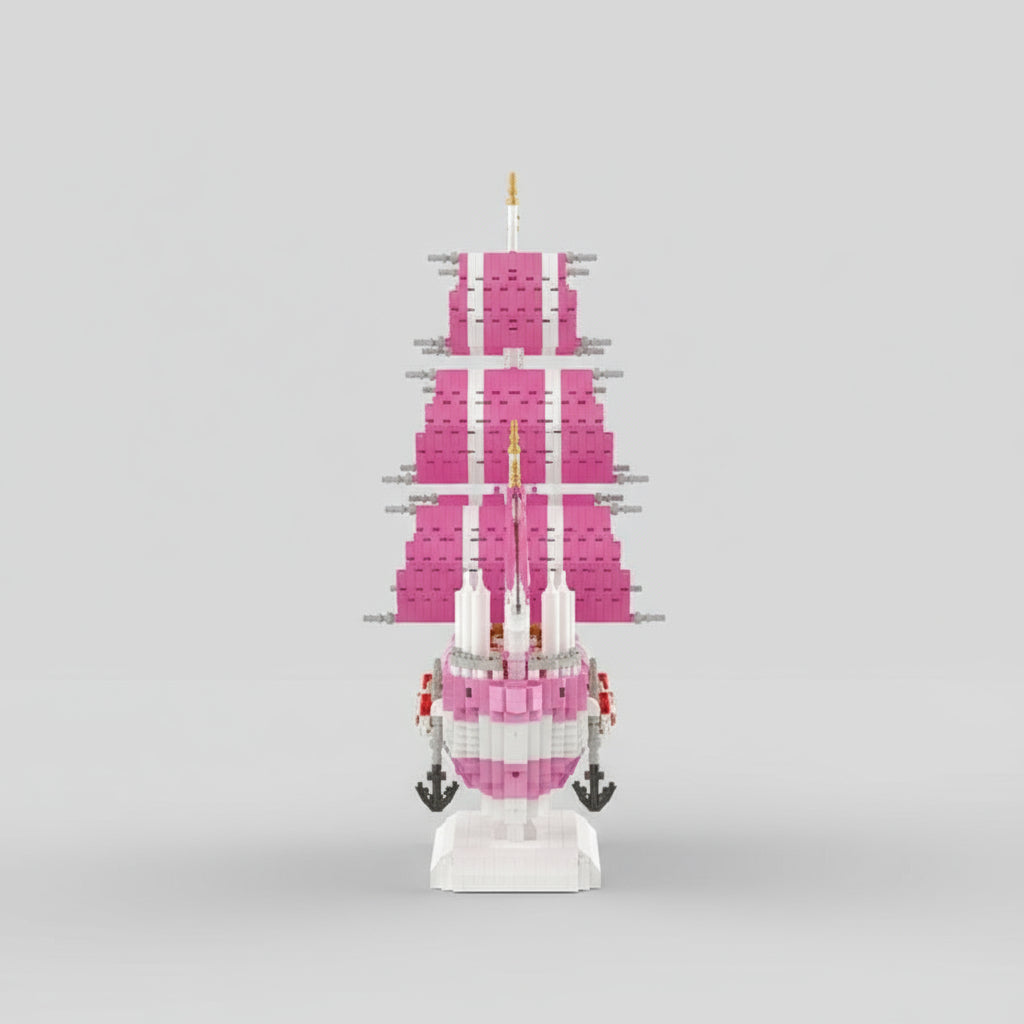 Roze zeilboot | Bouwpakket