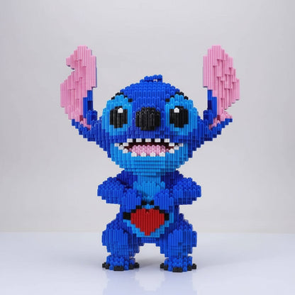 Schattig blauw wezen met hart | Bouwpakket