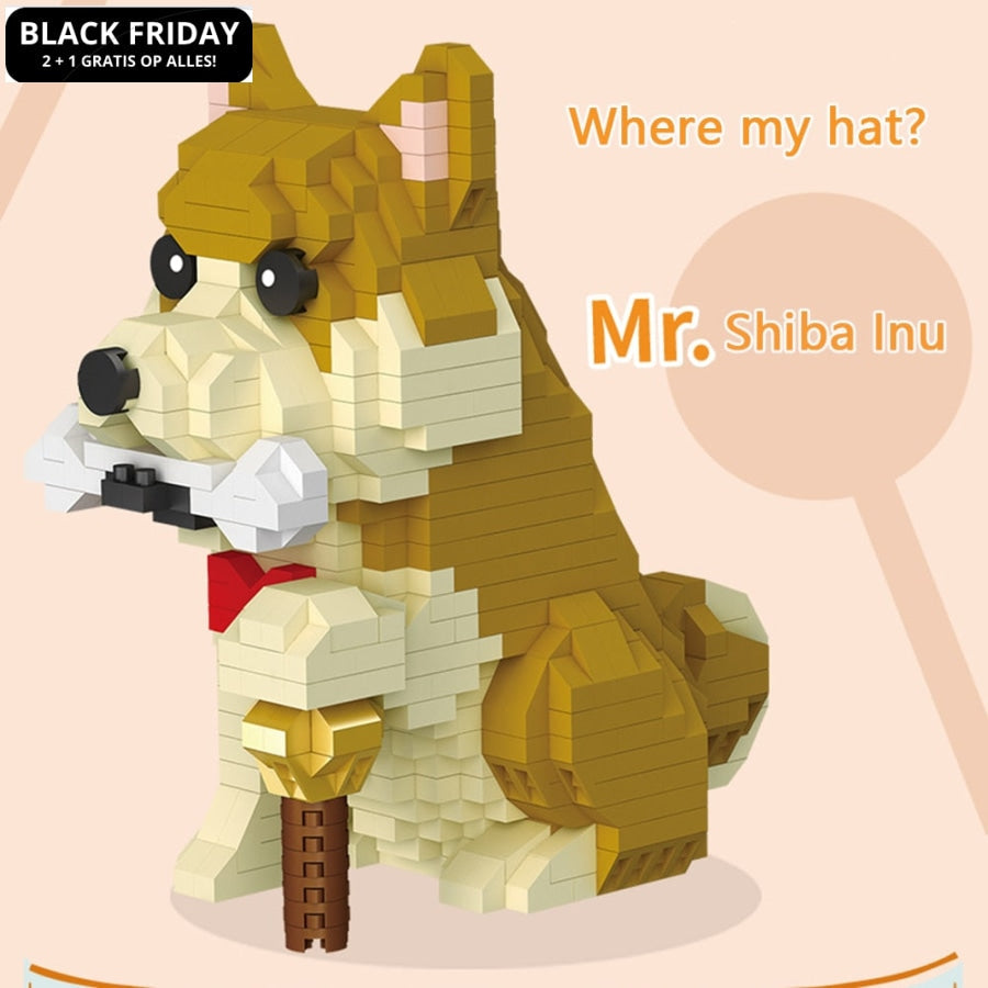 Shiba Inu met Hoed | Bouwpakket