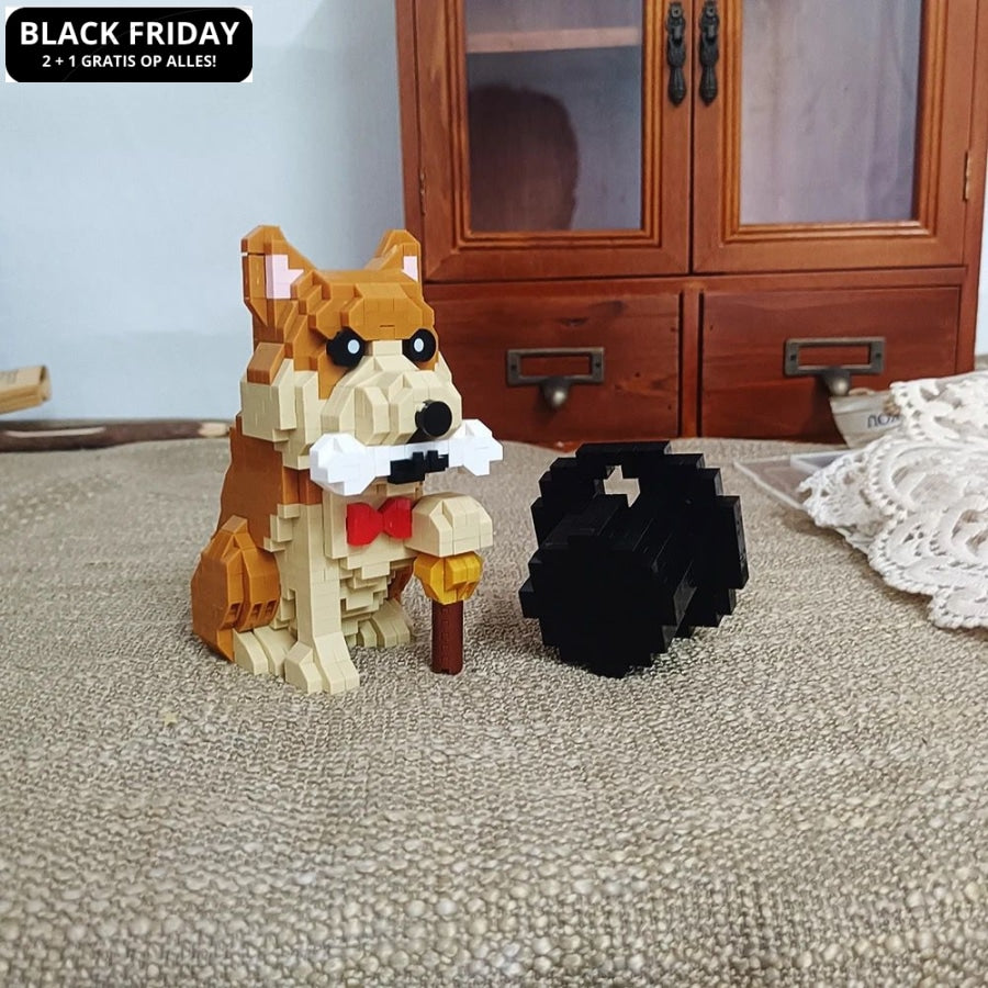 Shiba Inu met Hoed | Bouwpakket