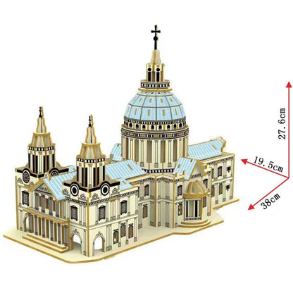 St pauls cathedral | 3D Houten Bouwpakket