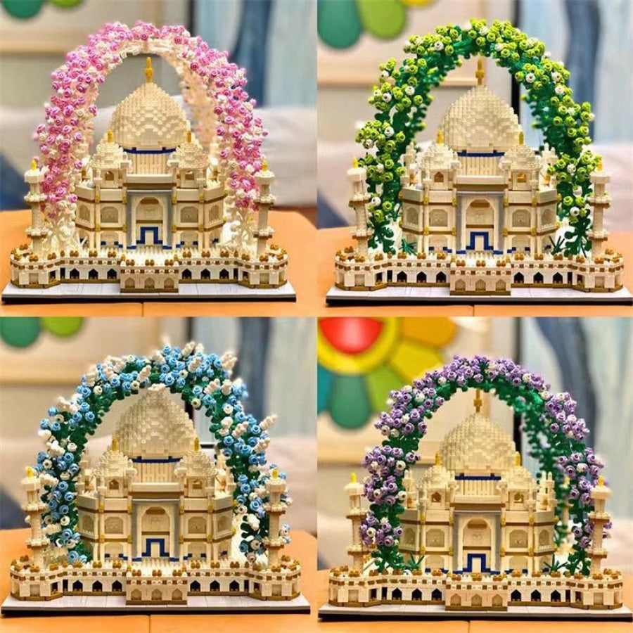 Taj mahal met bloemen | Bouwpakket