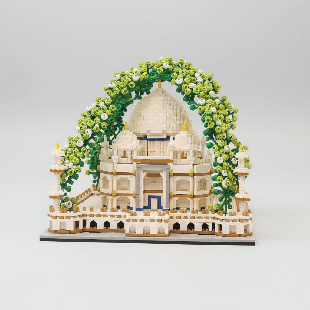 Taj mahal met bloemen | Bouwpakket