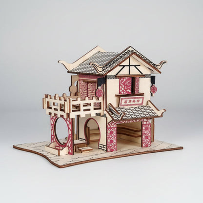 Theehuis | 3D Houten Bouwpakket