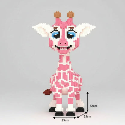 Roze giraffe | Bouwpakket