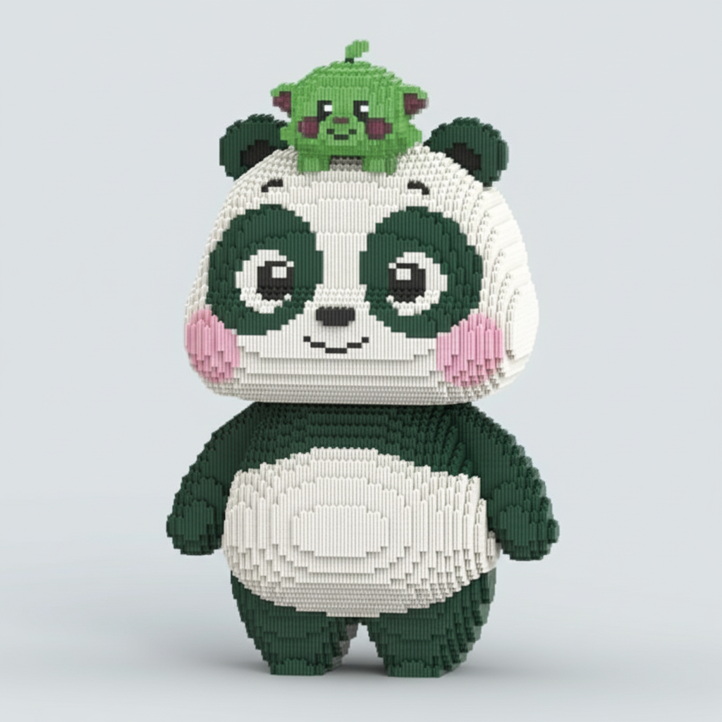 Panda met beestje | Bouwpakket