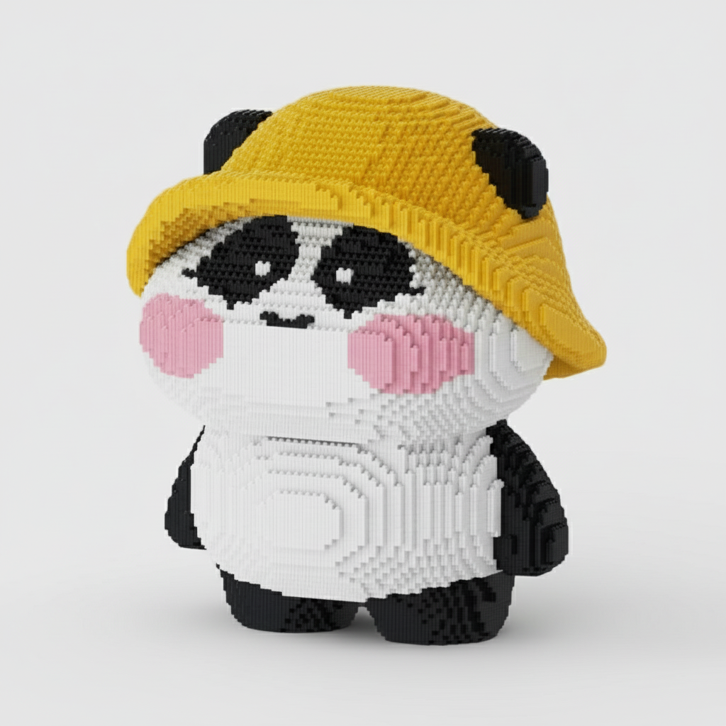 Panda met hoed | Bouwpakket