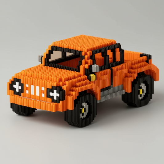 Oranje truck | Bouwpakket