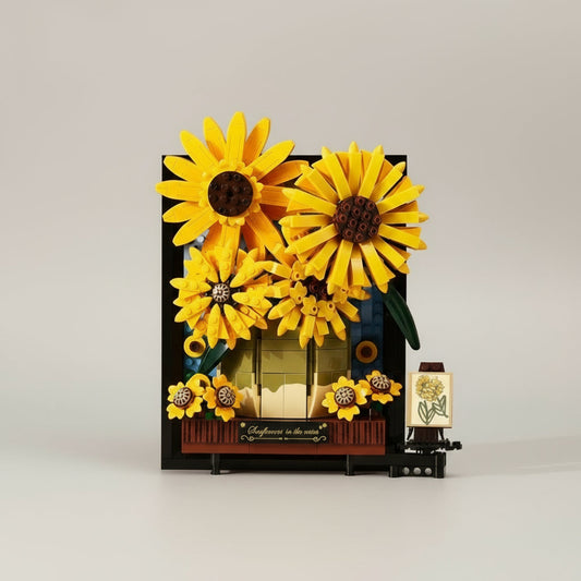 Zonnebloemen fotolijst | Bouwpakket